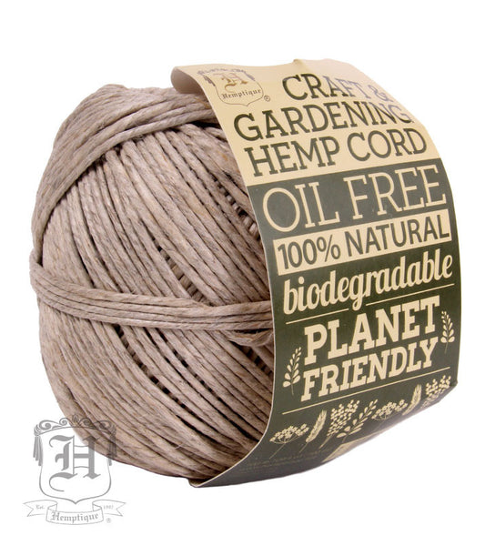 Hemp Gardening Cord - Natural #100