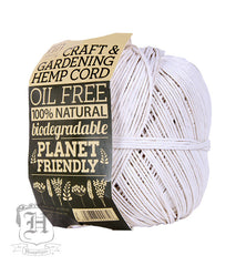 Hemp Gardening Cord - White #100