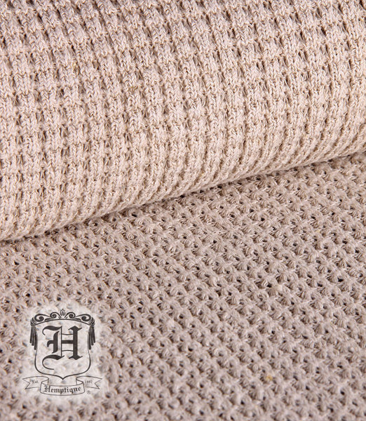 Hemp Knit Fabric - SW1 - By-The-Meter
