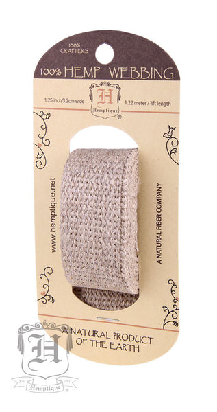 Hemp Webbing - All colors/sizes