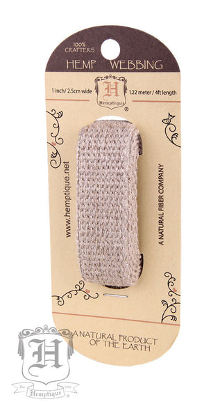 Hemp Webbing - All colors/sizes
