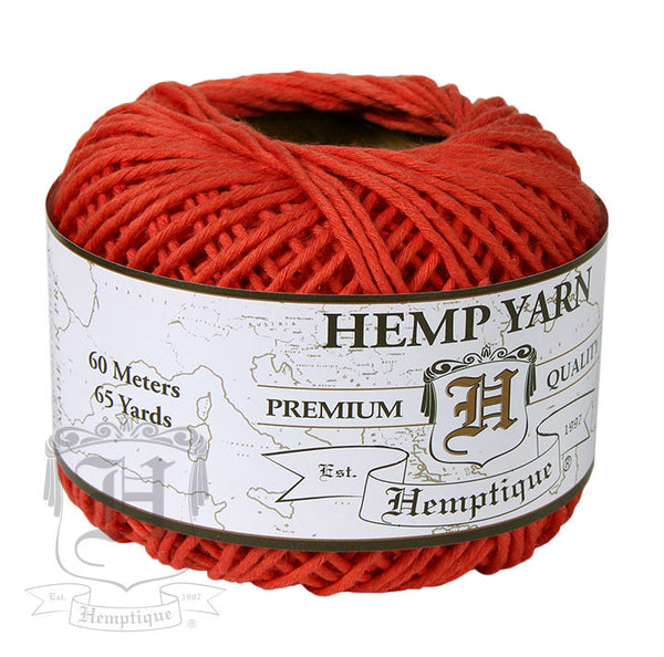 Hemp Yarn - Sunset Coral