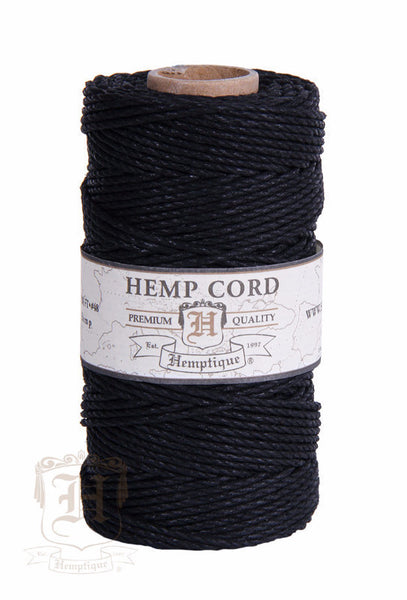 Hemp Cord - Black #48