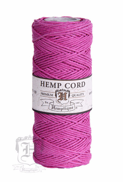 Hemp Cord - Bright Pink #20