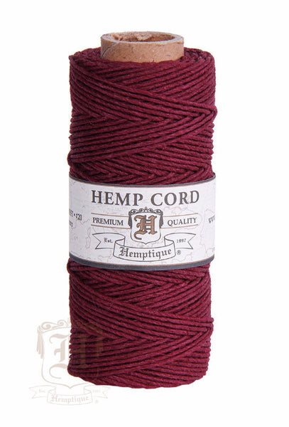 Hemp Cord - Burgundy #20