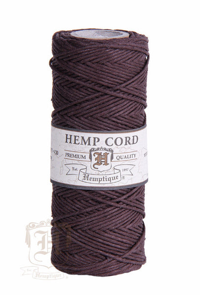 Hemp Cord - Dark Brown #20/#10