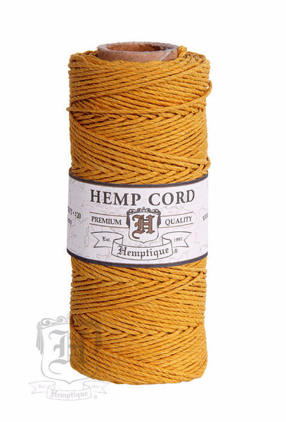 Hemp Cord - Gold #20/#10