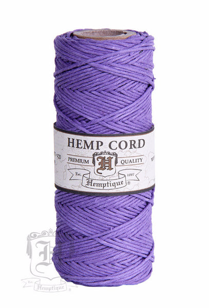 Hemp Cord - Lavender #20/#10 - Hemptique