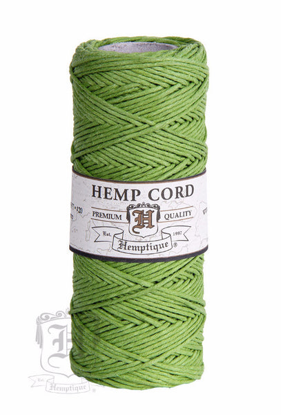 Hemp Cord - Lime Green #20/#10 - Hemptique