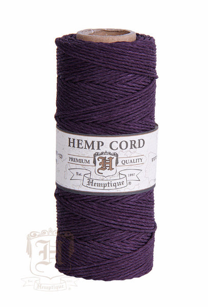 Hemp Cord - Plum #20 - Hemptique