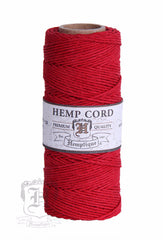 Hemp Cord - Red #20/#10 - Hemptique