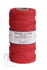 Hemp Cord - Red #48 - Hemptique