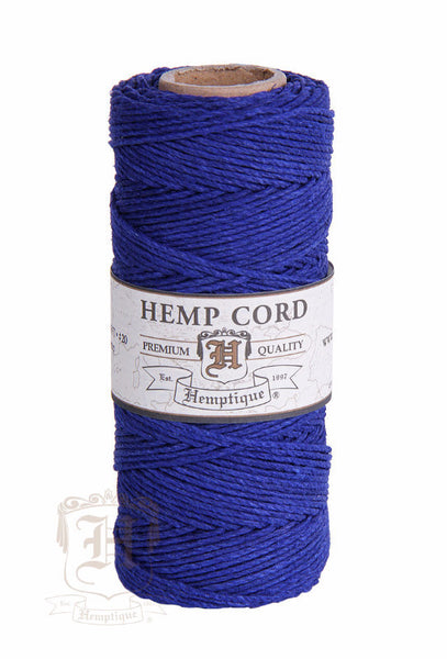 Hemp Cord - Royal Blue #20 - Hemptique