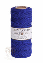 Hemp Cord - Royal Blue #20 - Hemptique