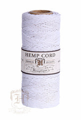 Hemp Cord - White #20/#10 - Hemptique