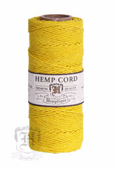 Hemp Cord - Yellow #20/#10 - Hemptique