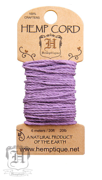 Hemp Cord Mini Card - All Colors