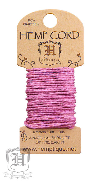 Hemp Cord Mini Card - All Colors