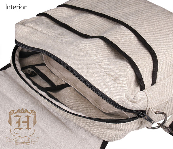 Hemp Courier Bag - All colors
