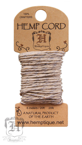 Hemp Cord Mini Card - All Colors
