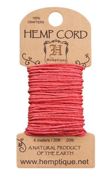 Hemp Cord Mini Card - All Colors