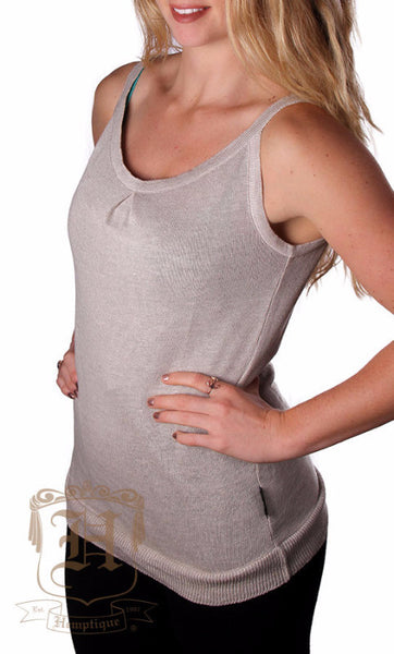 Women's Hemp Halter Top (San Diego Style - Natural)