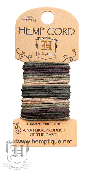 Hemp Cord Mini Card - All Colors