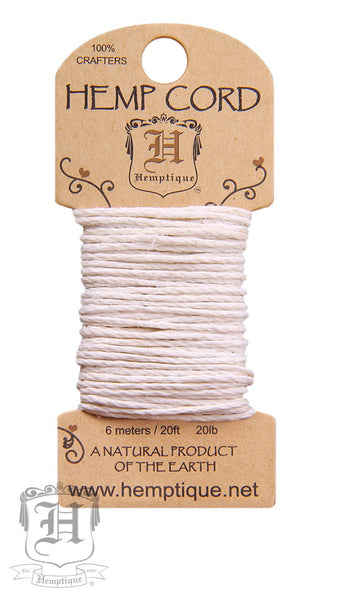 Hemp Cord Mini Card - All Colors