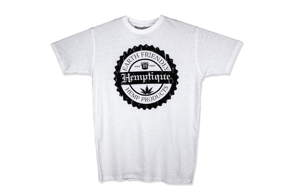 Hemp T-Shirt - Hemptique Stamp Design