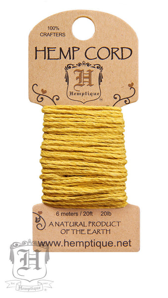 Hemp Cord Mini Card - All Colors